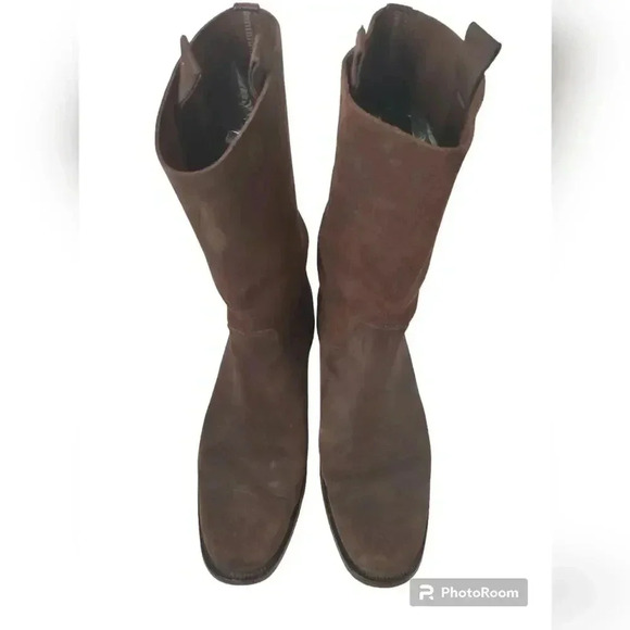 Prada Suede Moto Boots Size 8.5 - Picture 5 of 7